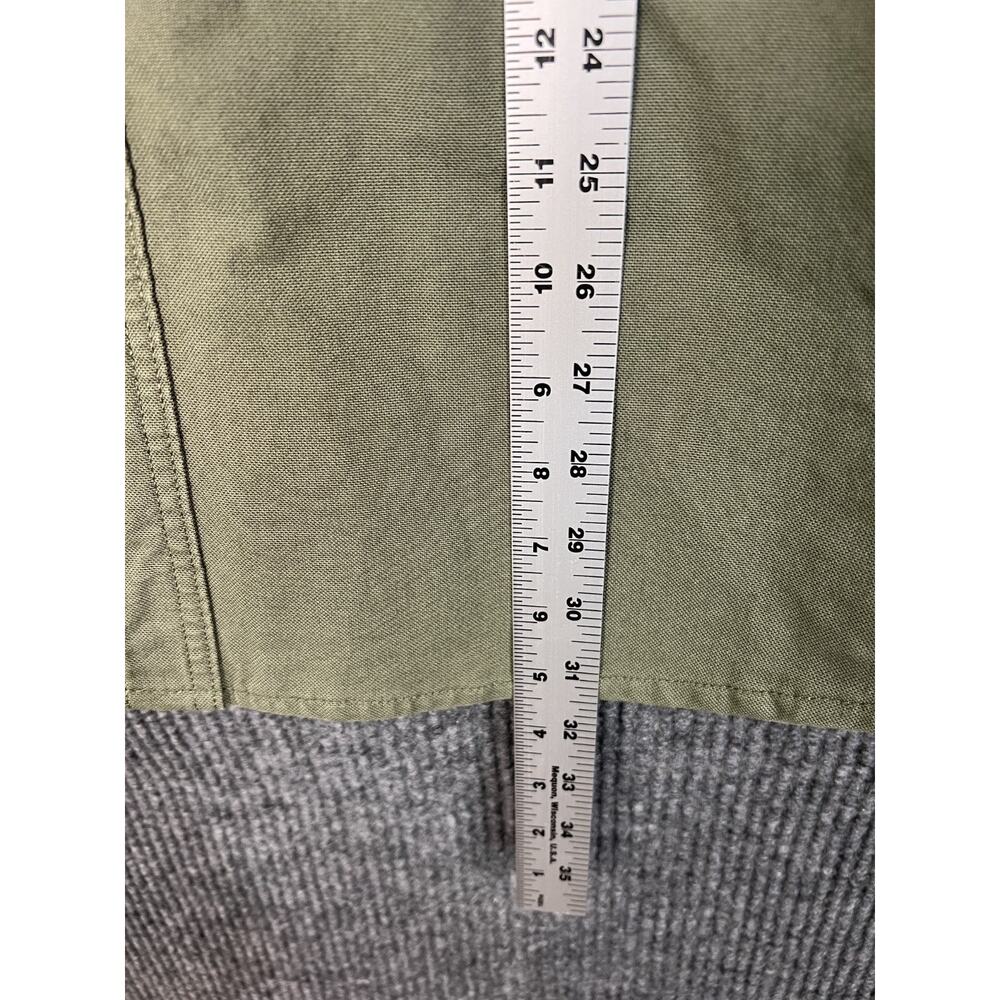 Montana Rugged Flex Loose Fit Heavyweight Duck Shirt Jacket 2X Green Work Wear - Picture 13 of 14